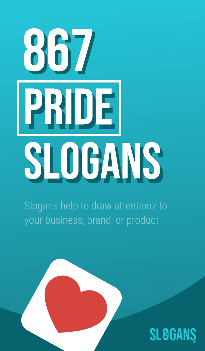 867 Best Pride Slogans and Taglines for Your Business